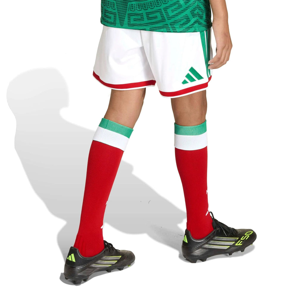 Adidas 2026 Mexico Youth Home Shorts White