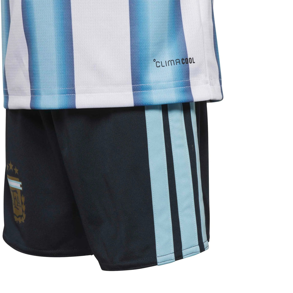 Adidas 2026 Argentina Kid's Home Mini Kit White / Icey Blue / Light Blue