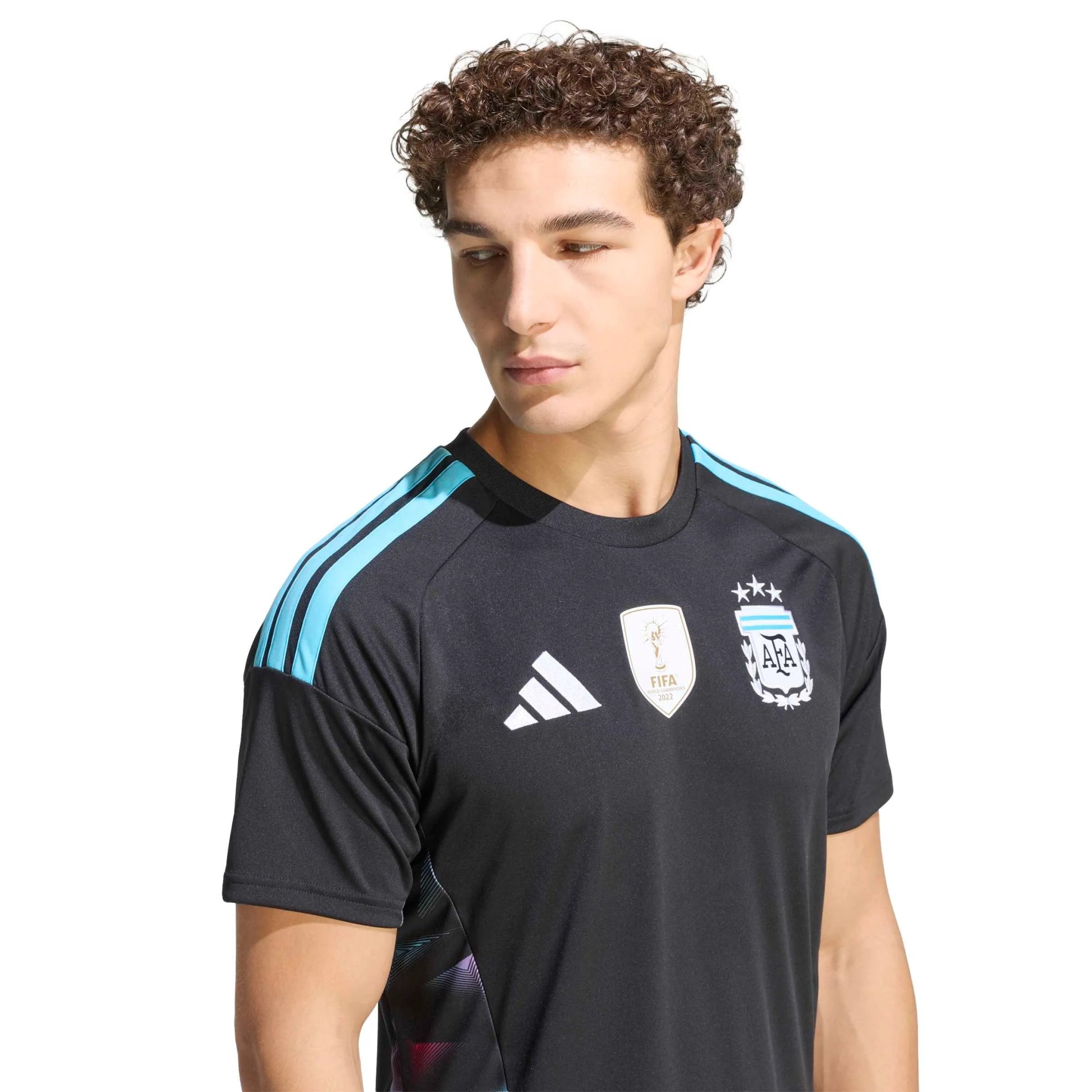 Adidas 2026 Argentina Men's Stadium Home Goalkeeper Soccer Jersey Black