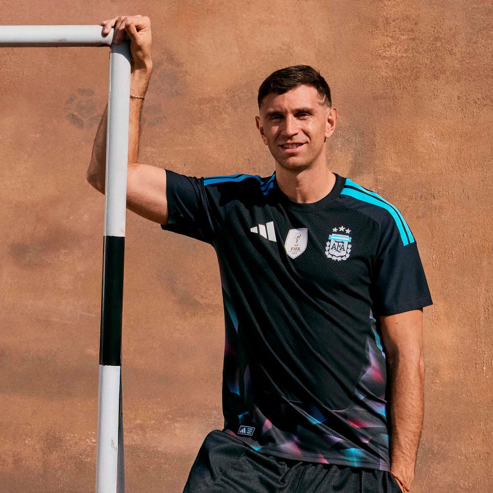 Adidas 2026 Argentina Men's Stadium Home Goalkeeper Soccer Jersey Black