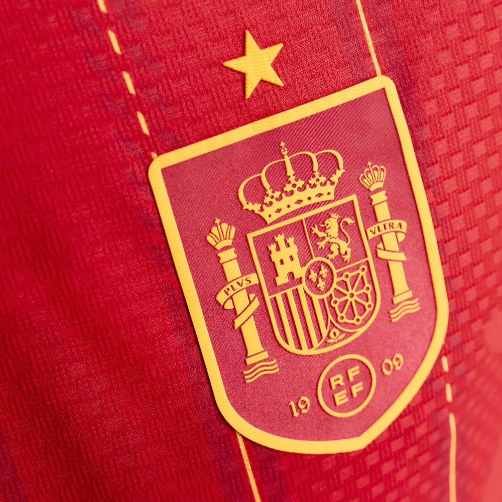 Adidas 2026 Spain Men's Authentic Home Soccer Jersey Vivid Red