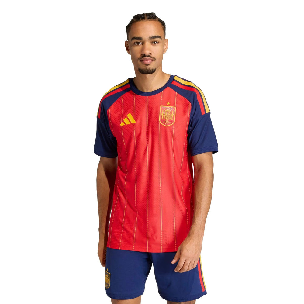 Adidas 2026 Spain Men's Authentic Home Soccer Jersey Vivid Red