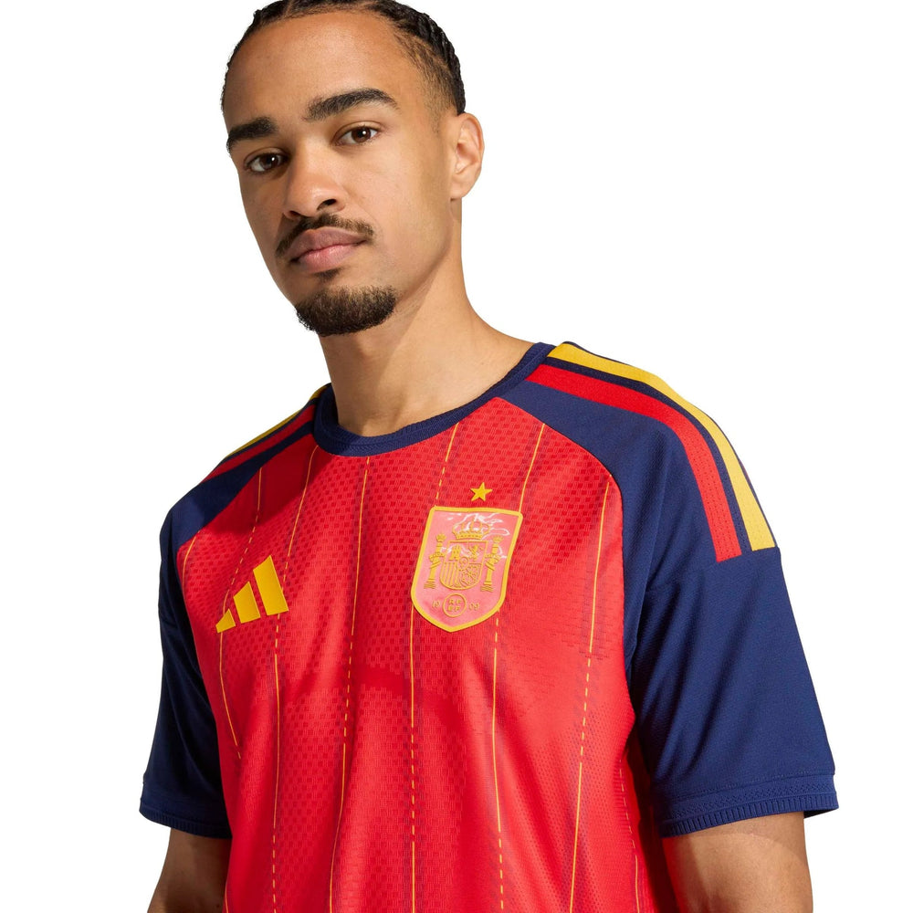 Adidas 2026 Spain Men's Authentic Home Soccer Jersey Vivid Red
