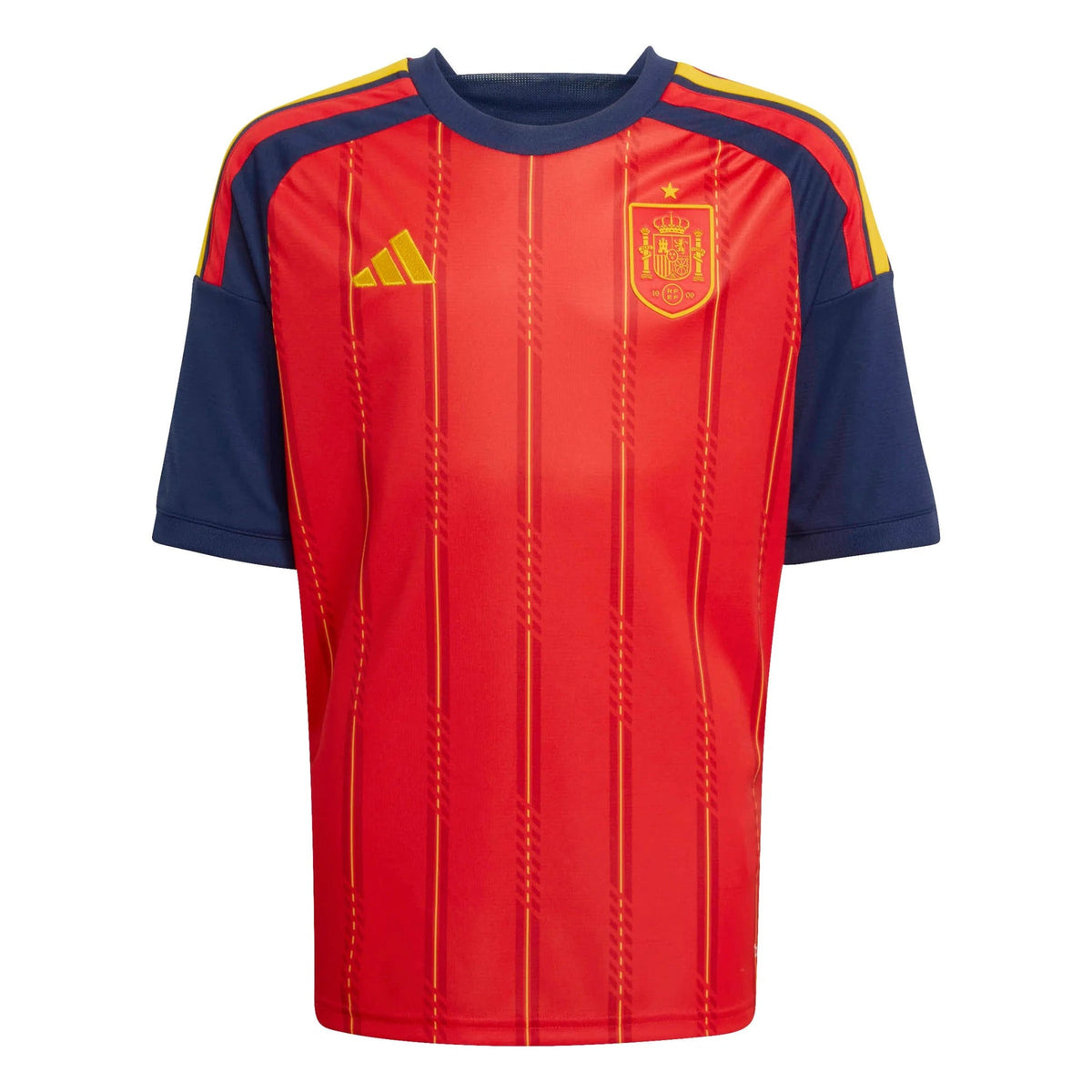 Adidas 2026 Spain Youth Stadium Home Soccer Jersey Vivid Red