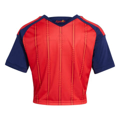 Adidas 2026 Spain Women's Stadium Home Cropped Soccer Jersey Vivid Red