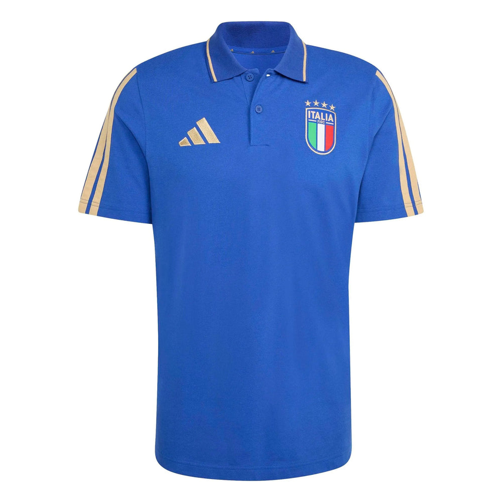 Adidas 2026 Italy Men's DNA Polo Bold Blue