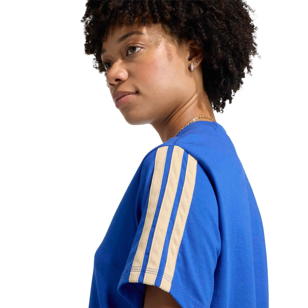 Adidas 2026 Italy Women's DNA Tee Bold Blue