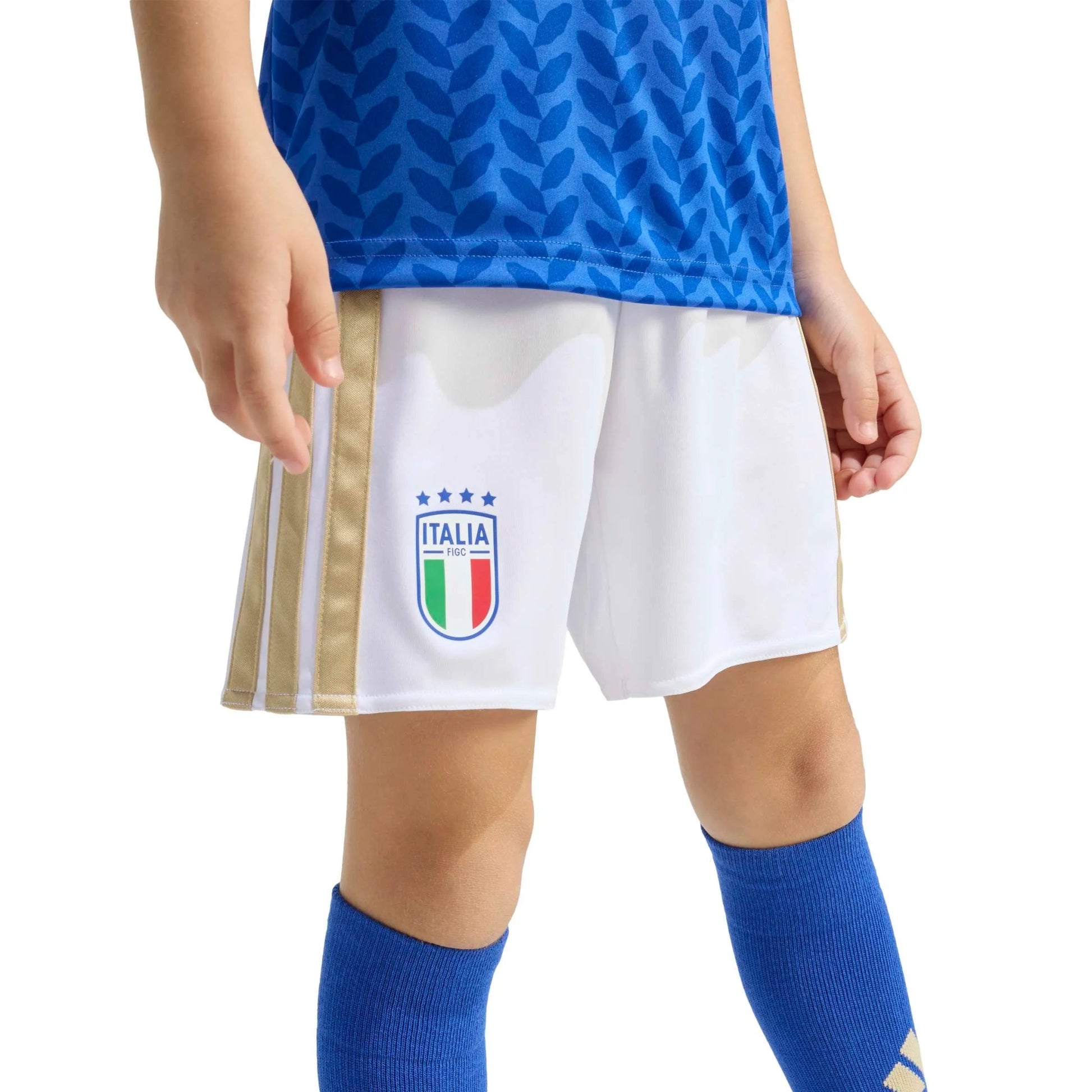 Adidas 2026 Italy Kid's Home Mini Kit Bold Blue