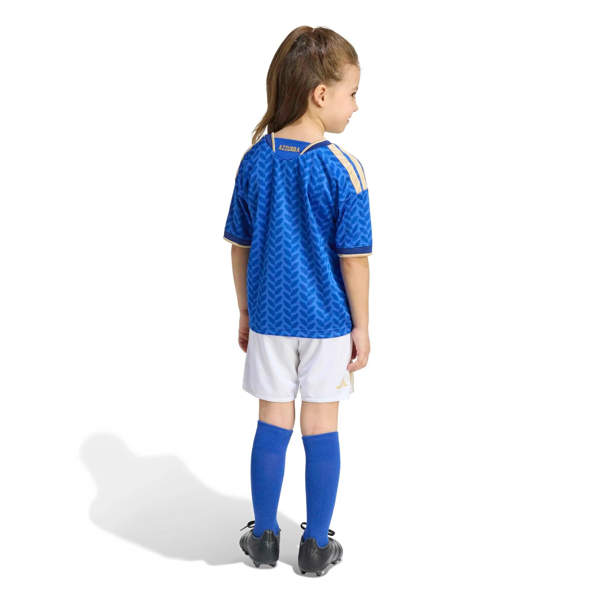 Adidas 2026 Italy Kid's Home Mini Kit Bold Blue