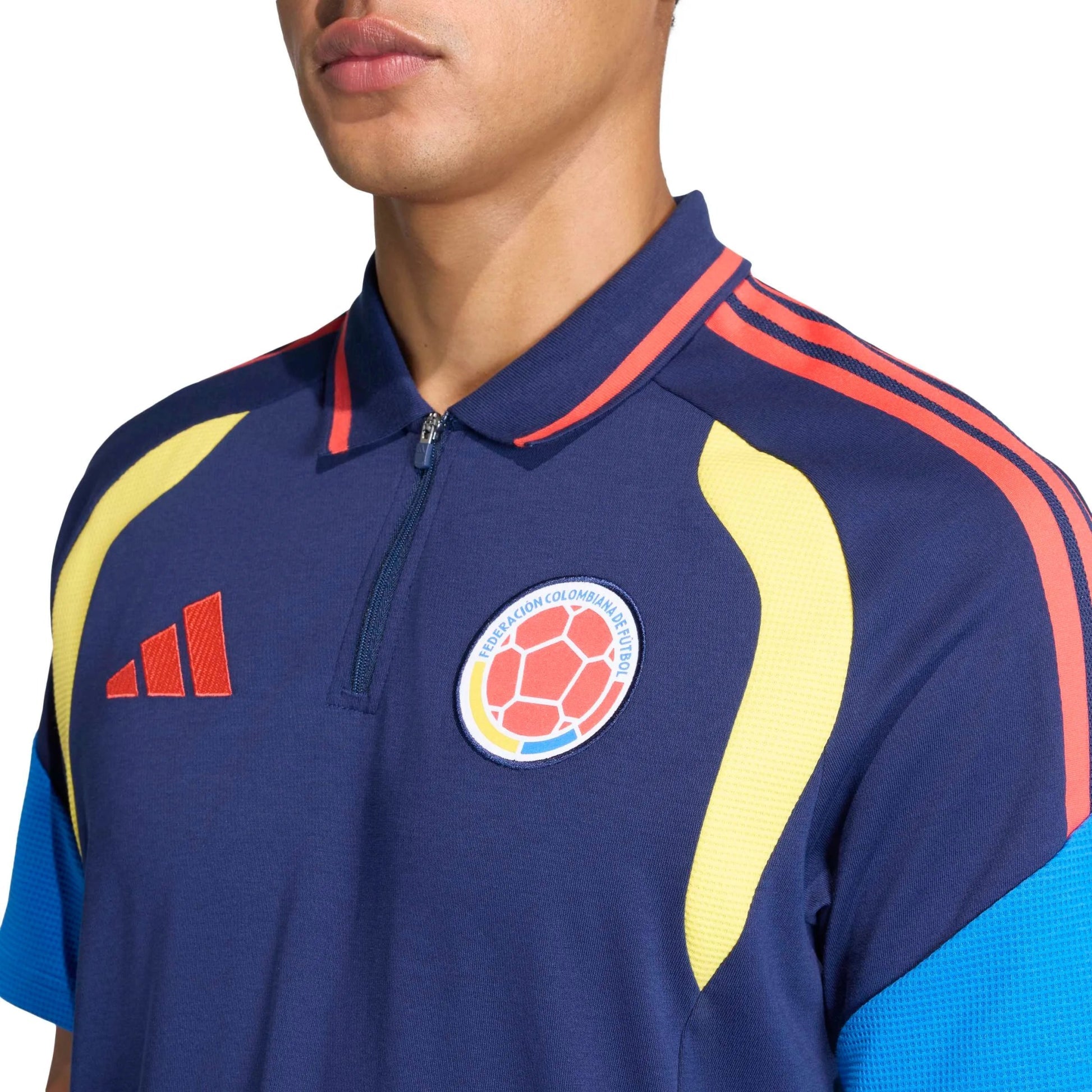 Adidas 2026 Colombia Men's Polo Team Navy Blue 2