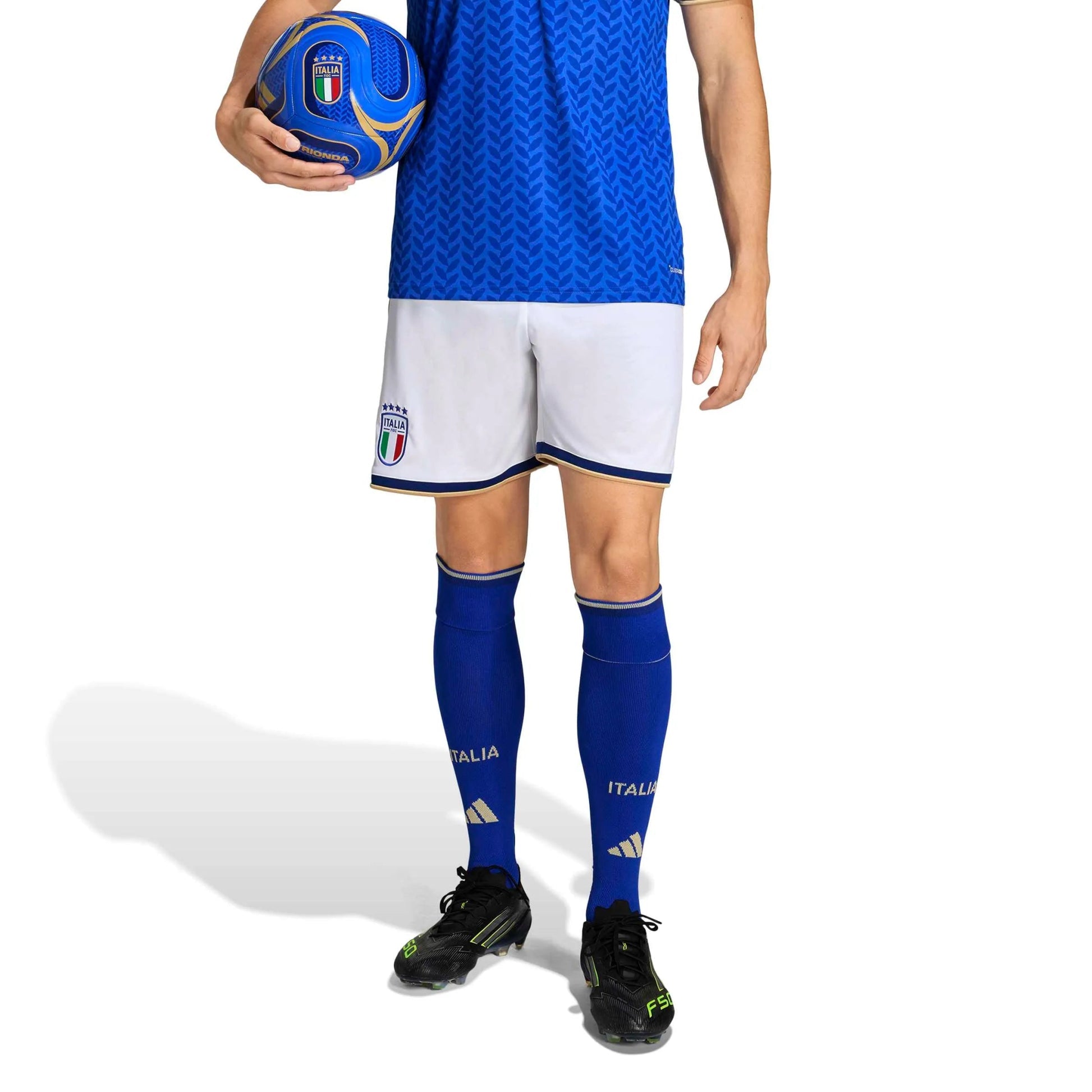 Adidas 2026 Italy Men's Home Shorts White