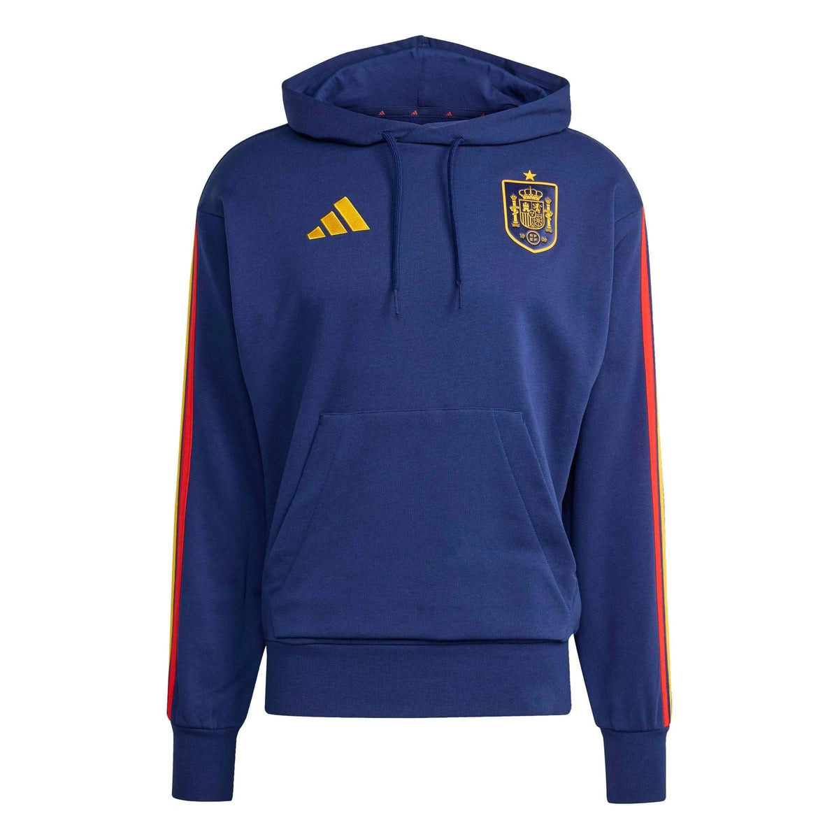Adidas 2026 Spain Men's DNA Hoodie Dark Blue