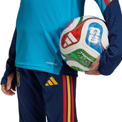 Adidas 2026 Spain Youth Tiro Training Top Bold Aqua