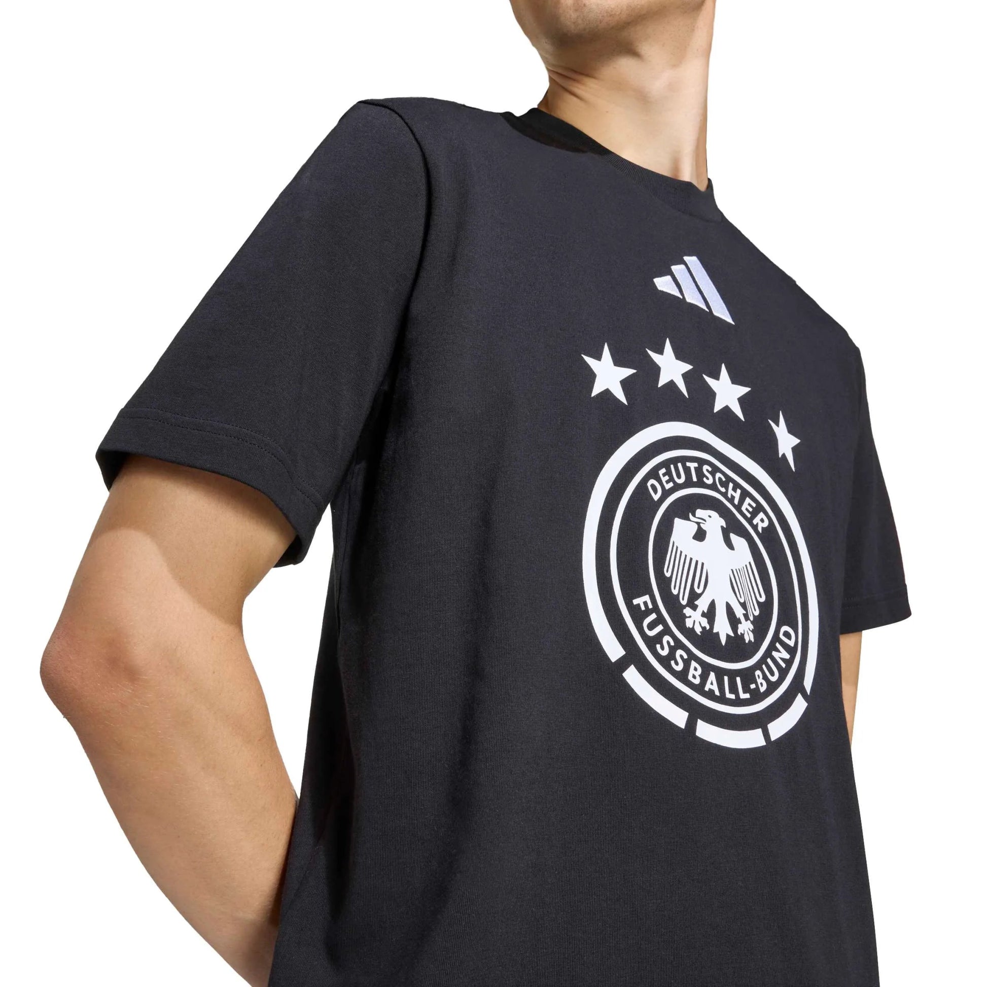 Adidas 2026 Germany Men's DNA Graphic Tee Black