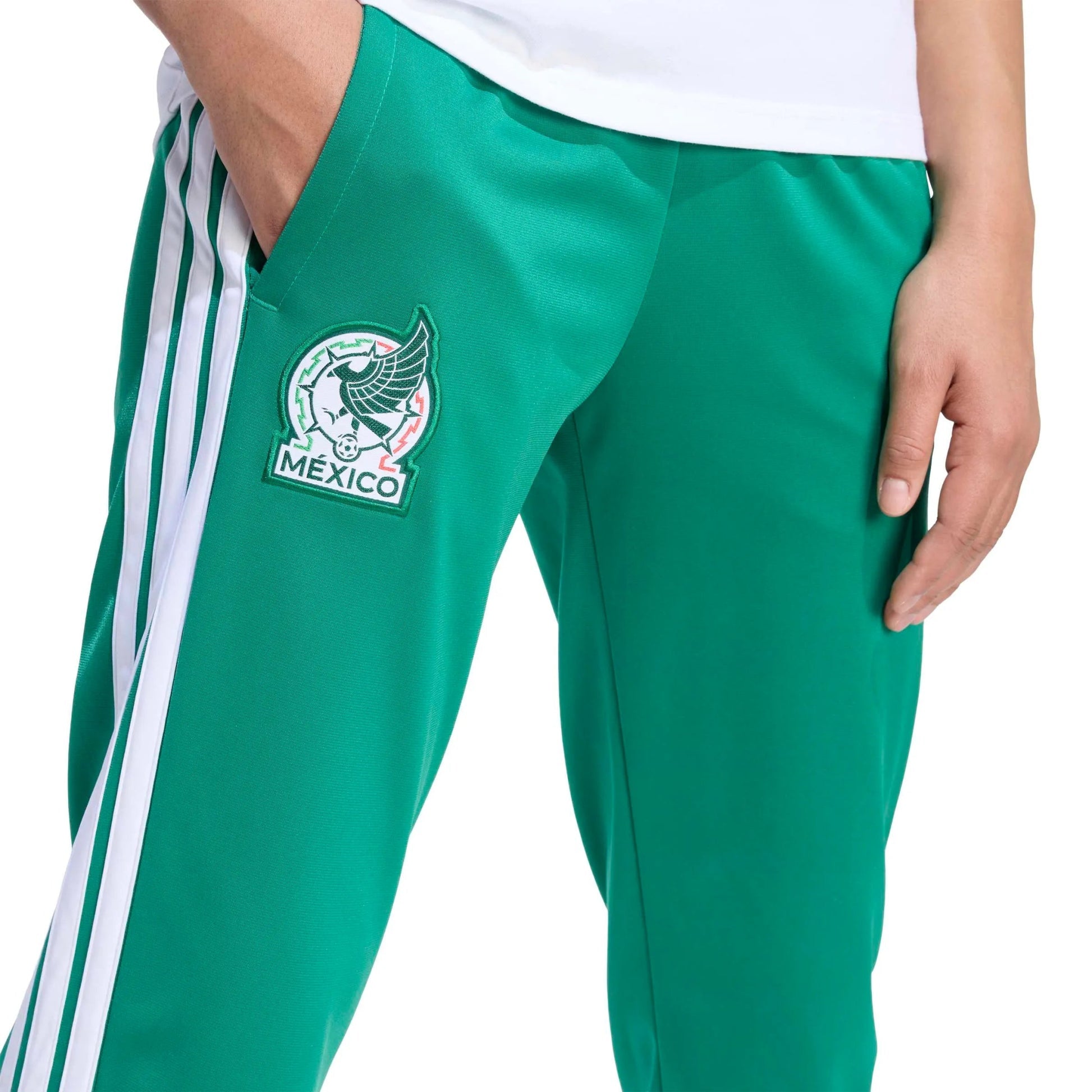 Adidas 2026 Mexico Women's DNA Track Pants Bold Green
