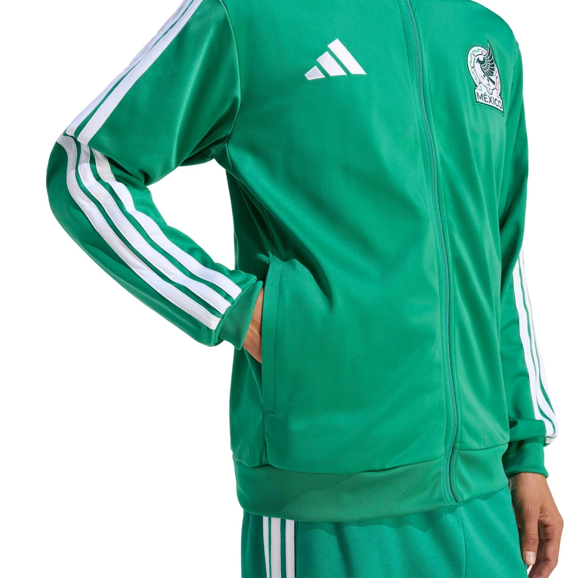 Adidas 2026 Mexico Men's DNA Track Top Bold Green
