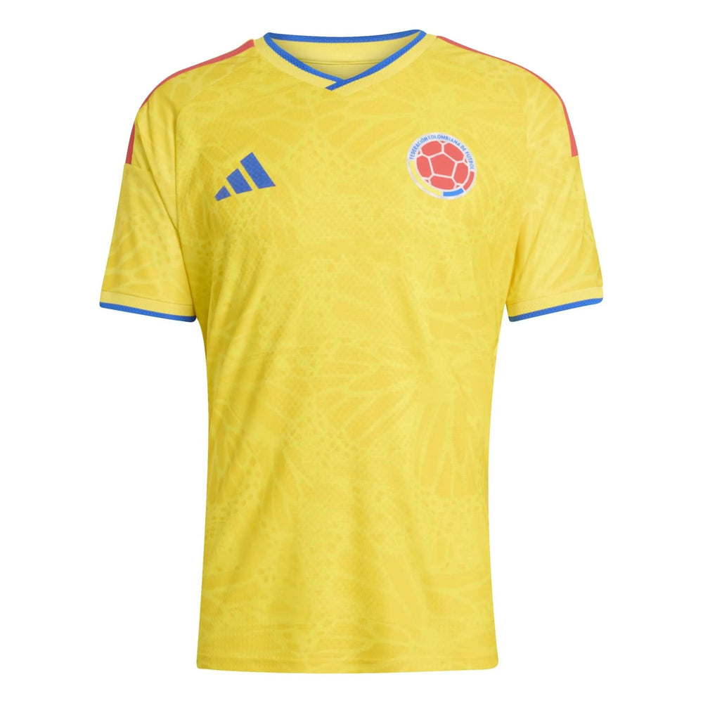 Adidas 2026 Colombia Men's Authentic Home Soccer Jersey Impact Yellow