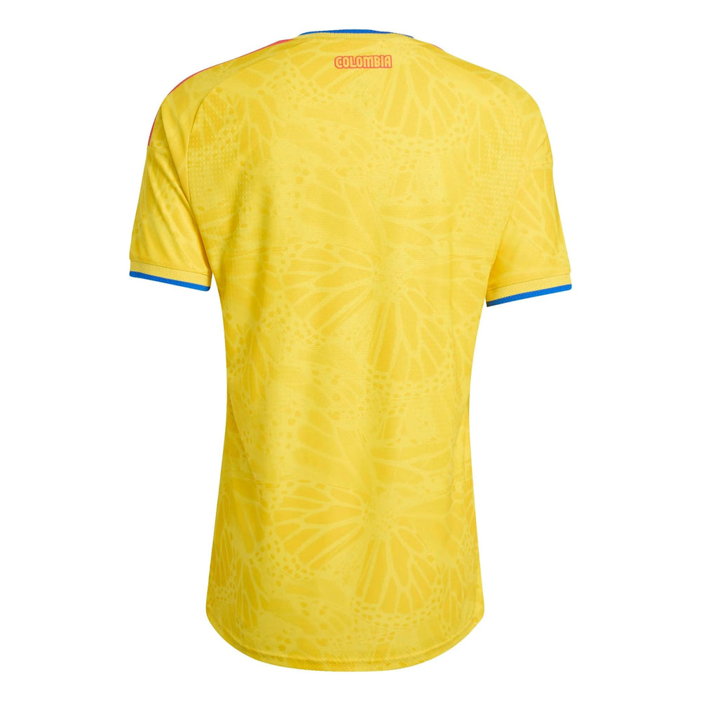 Adidas 2026 Colombia Men's Authentic Home Soccer Jersey Impact Yellow