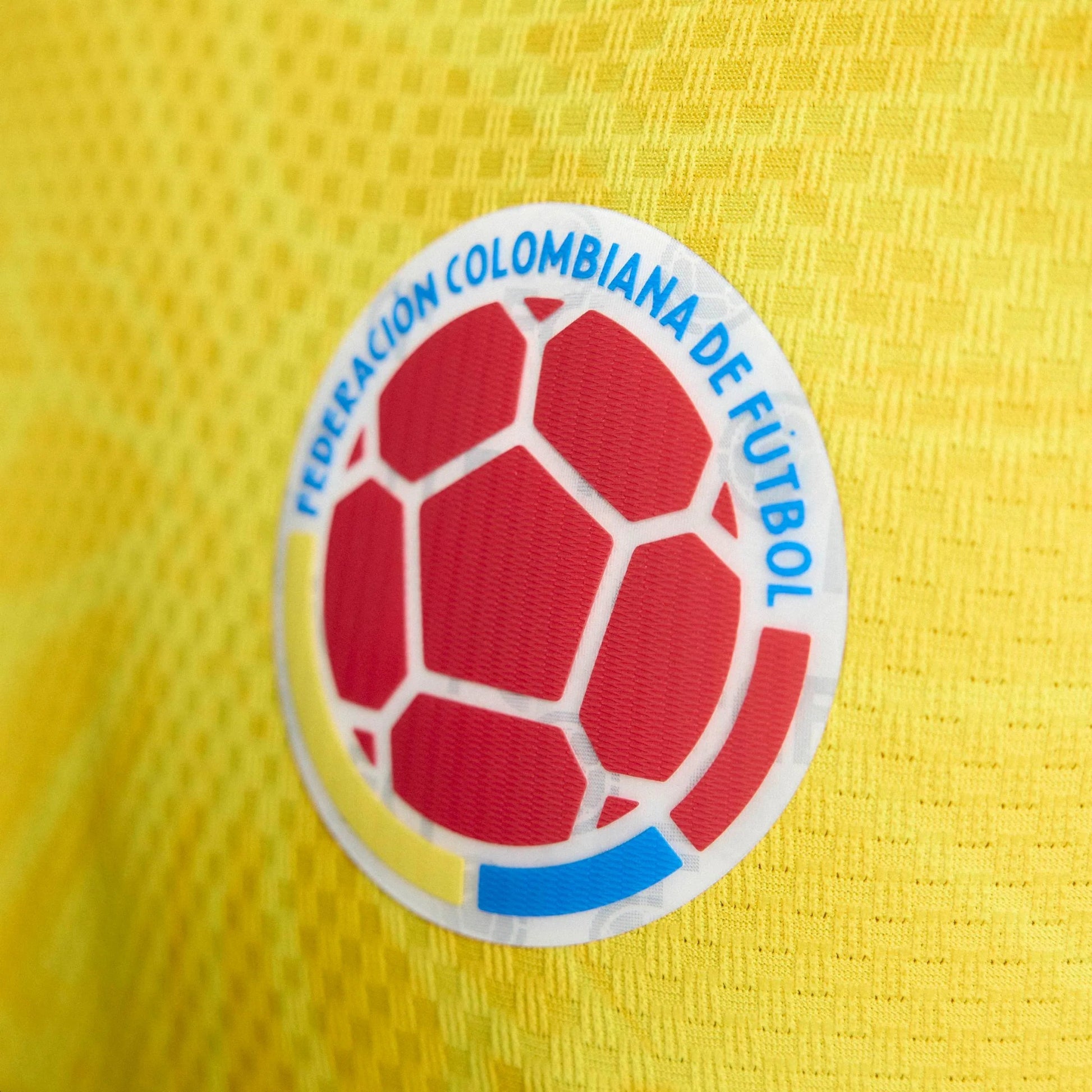 Adidas 2026 Colombia Men's Authentic Home Long-Sleeve Soccer Jersey Impact Yellow