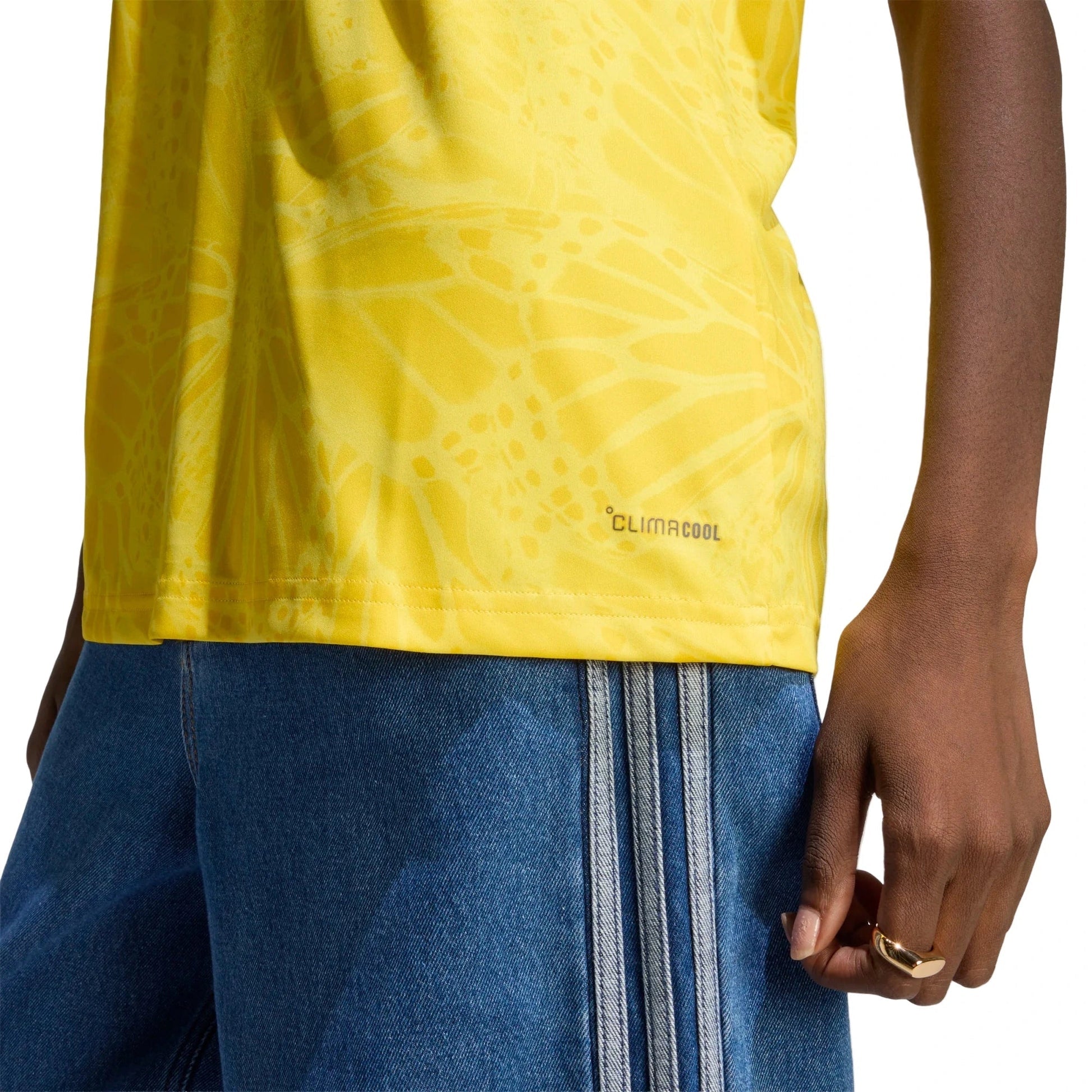 Adidas 2026 Colombia Women's Stadium Home Soccer Jersey Impact Yellow