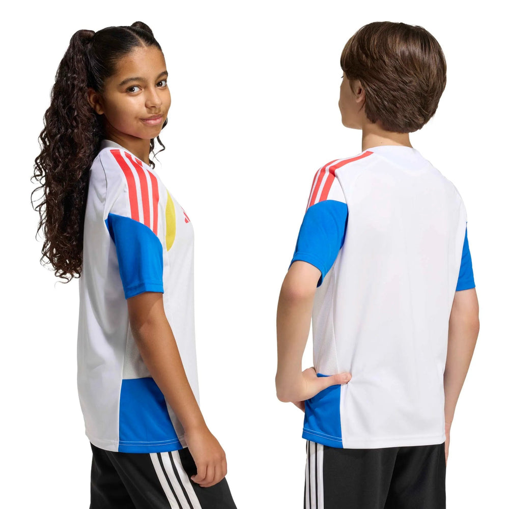 Adidas 2026 Colombia Youth Training Soccer Jersey White