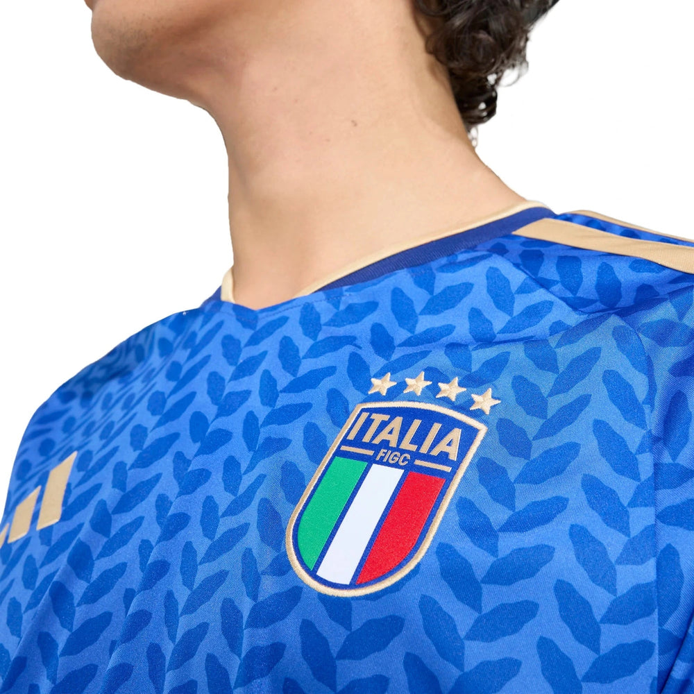 Adidas 2026 Italy Men's Stadium Home Soccer Jersey Bold Blue