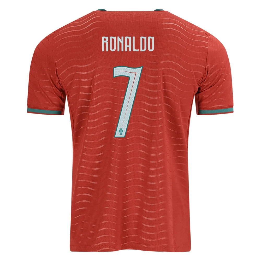 Puma 2026 Portugal Women's Stadium Home Soccer Jersey Club Red-Green Lagoon