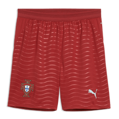 Puma 2026 Portugal Men's Stadium Home Shorts Club Red-Green Lagoon