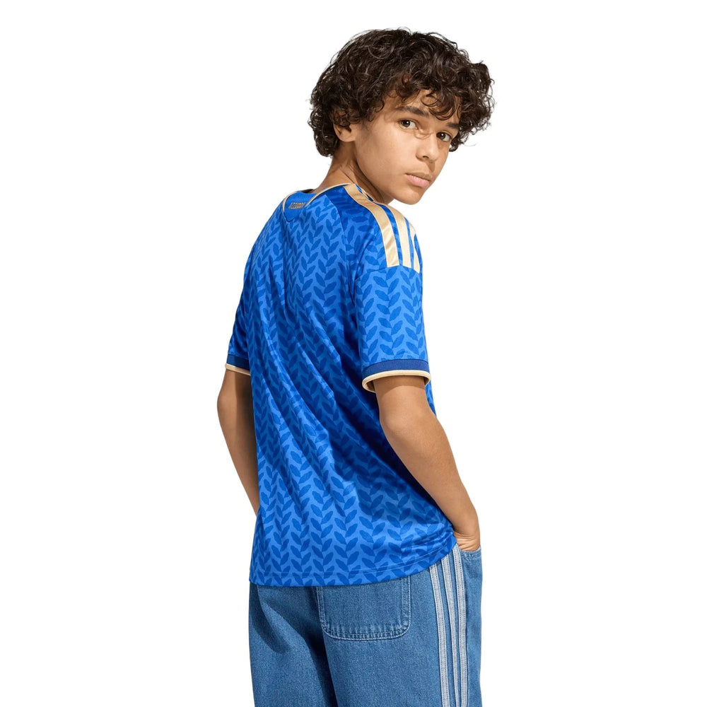 Adidas 2026 Italy Youth Stadium Home Soccer Jersey Bold Blue