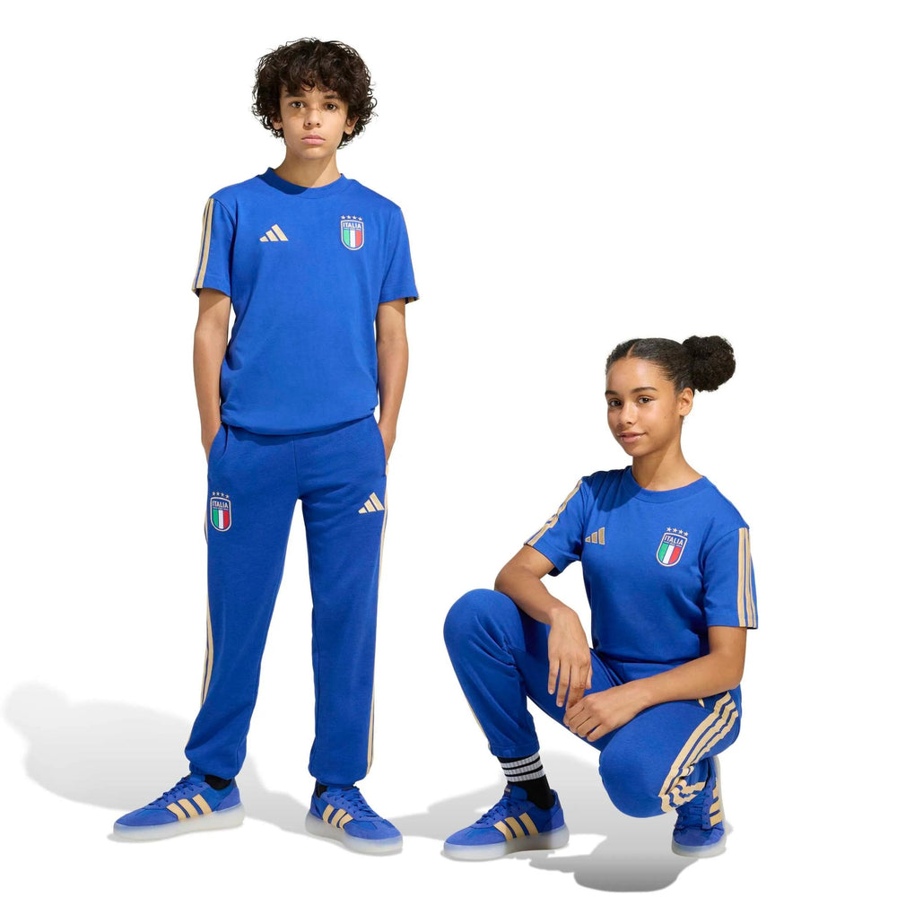 Adidas 2026 Italy Youth Pants Bold Blue