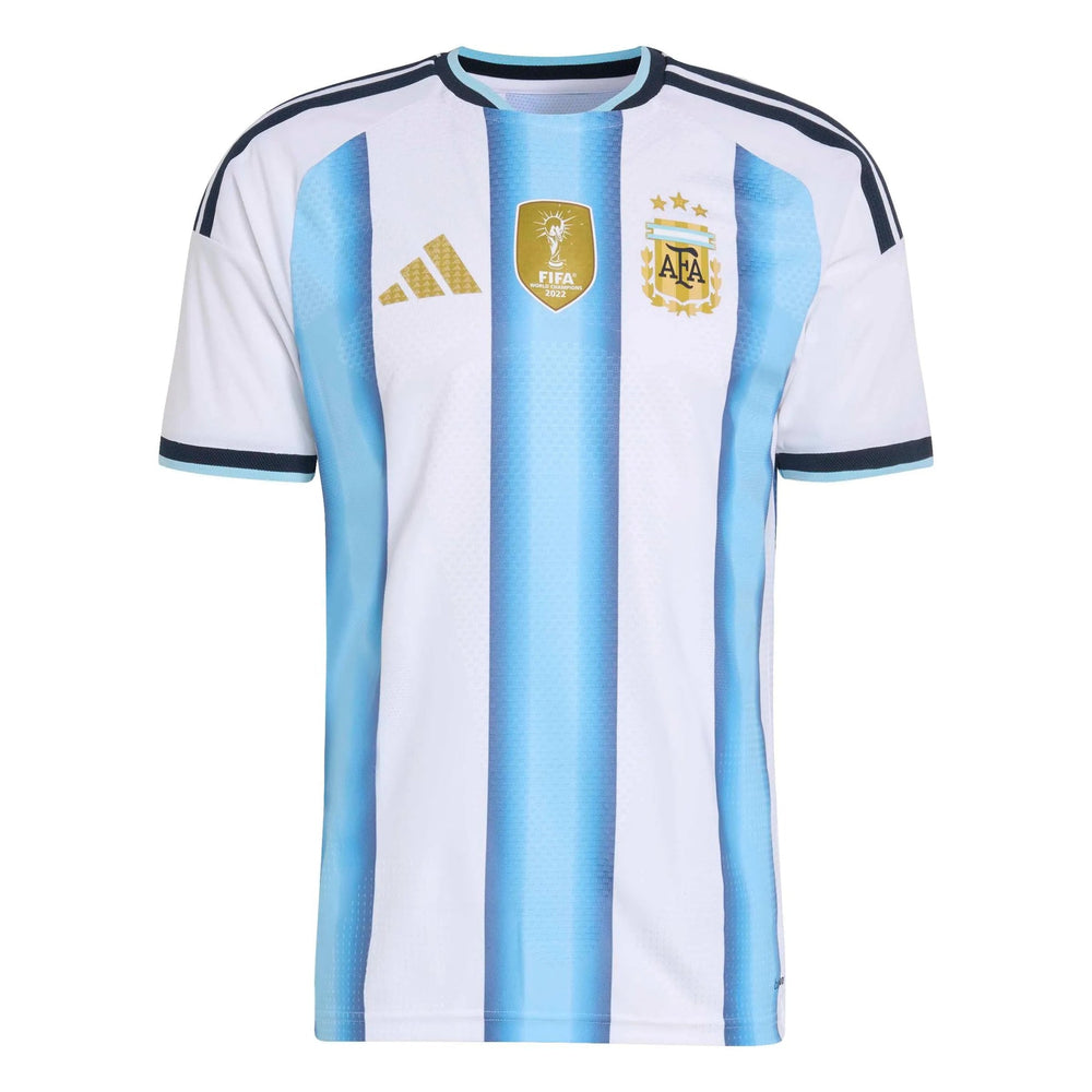 Adidas 2026 Argentina Men's Authentic Home Soccer Jersey White / Icey Blue / Light Blue