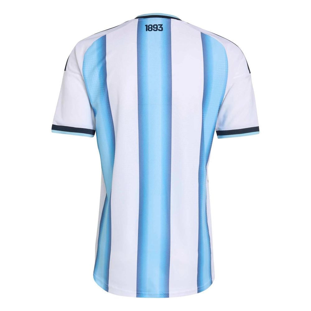 Adidas 2026 Argentina Men's Authentic Home Soccer Jersey White / Icey Blue / Light Blue