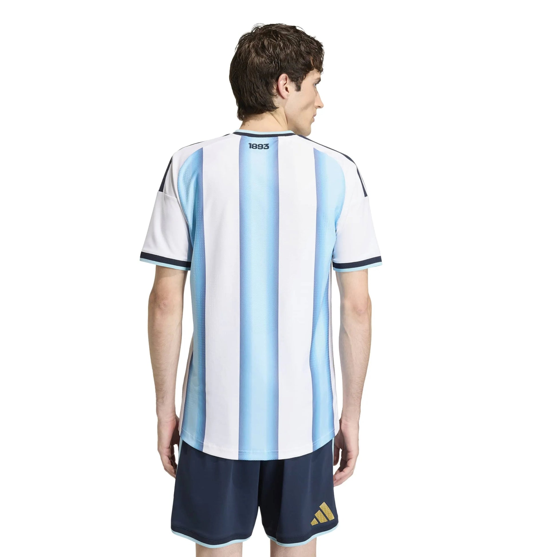 Adidas 2026 Argentina Men's Authentic Home Soccer Jersey White / Icey Blue / Light Blue