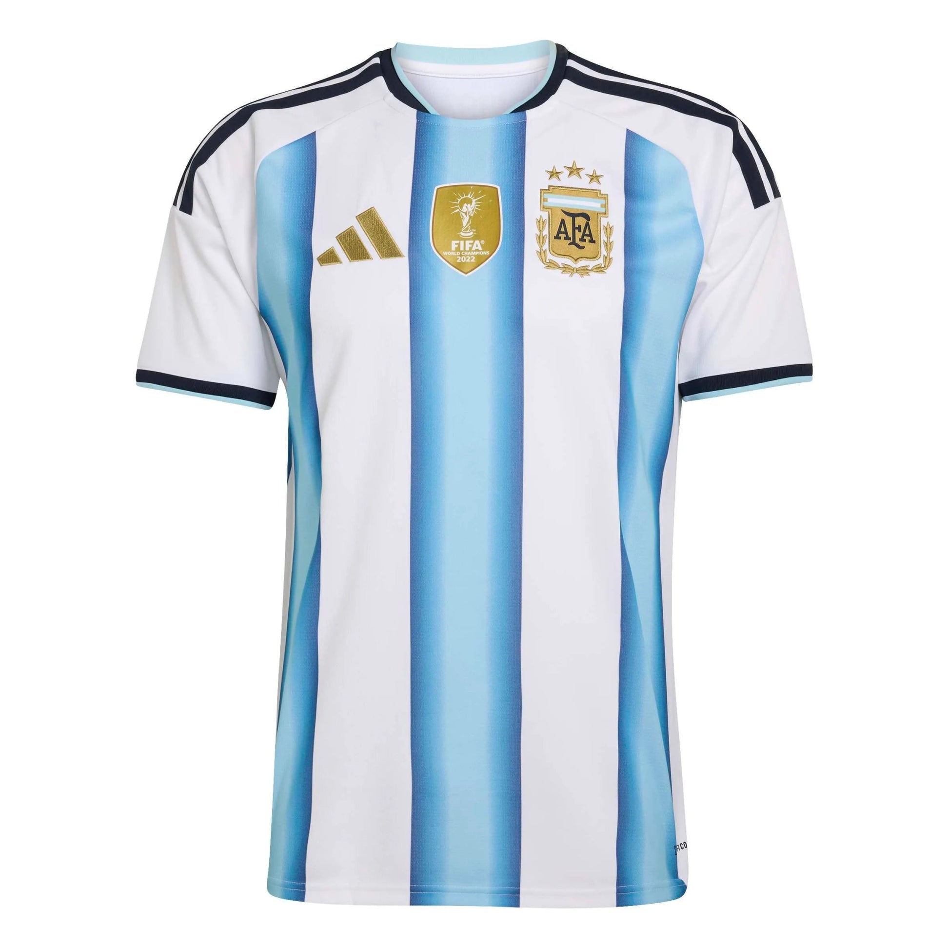 Adidas 2026 Argentina Men's Stadium Home Soccer Jersey White / Icey Blue / Light Blue