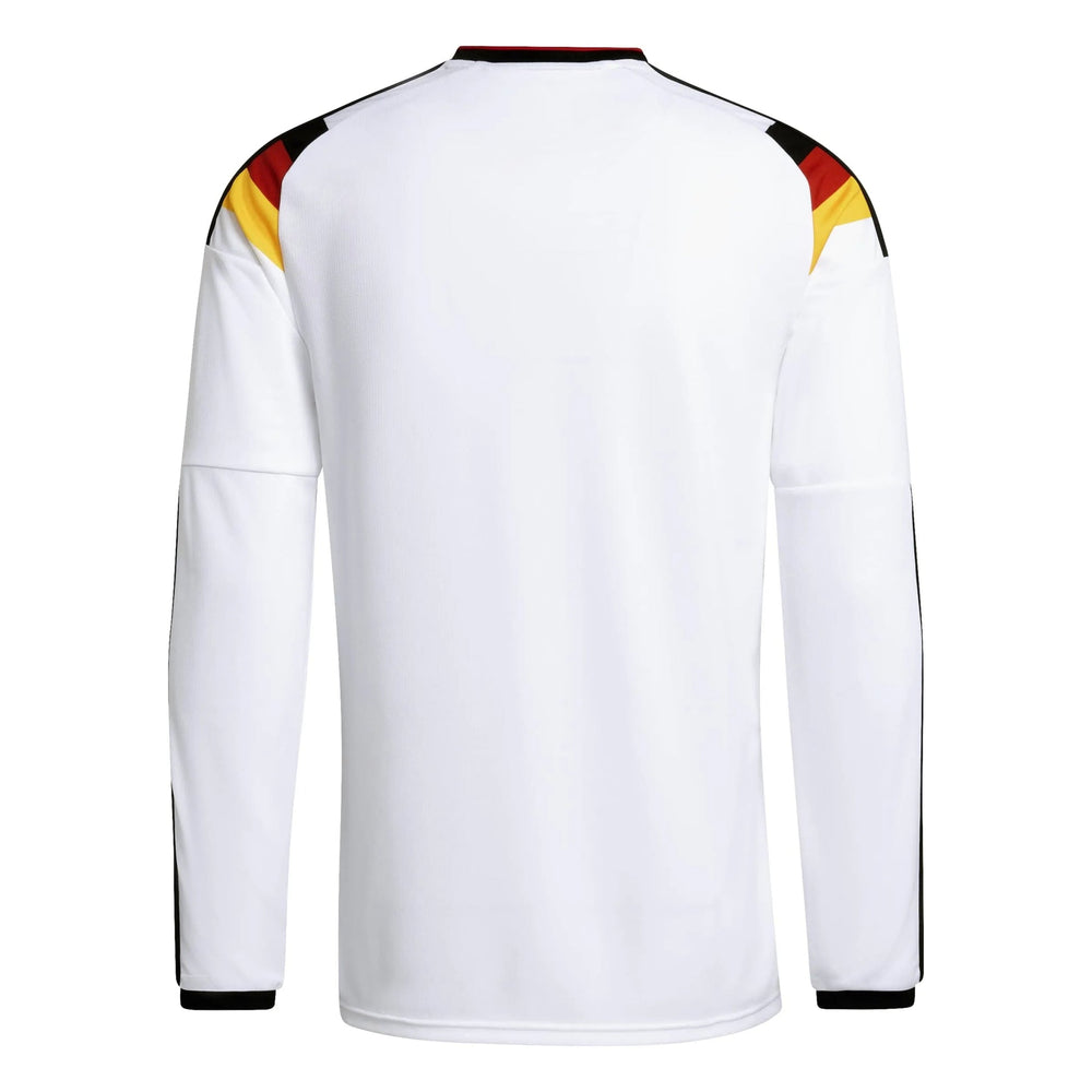 Adidas 2026 Germany Men's Stadium Home Long-Sleeve Soccer Jersey White