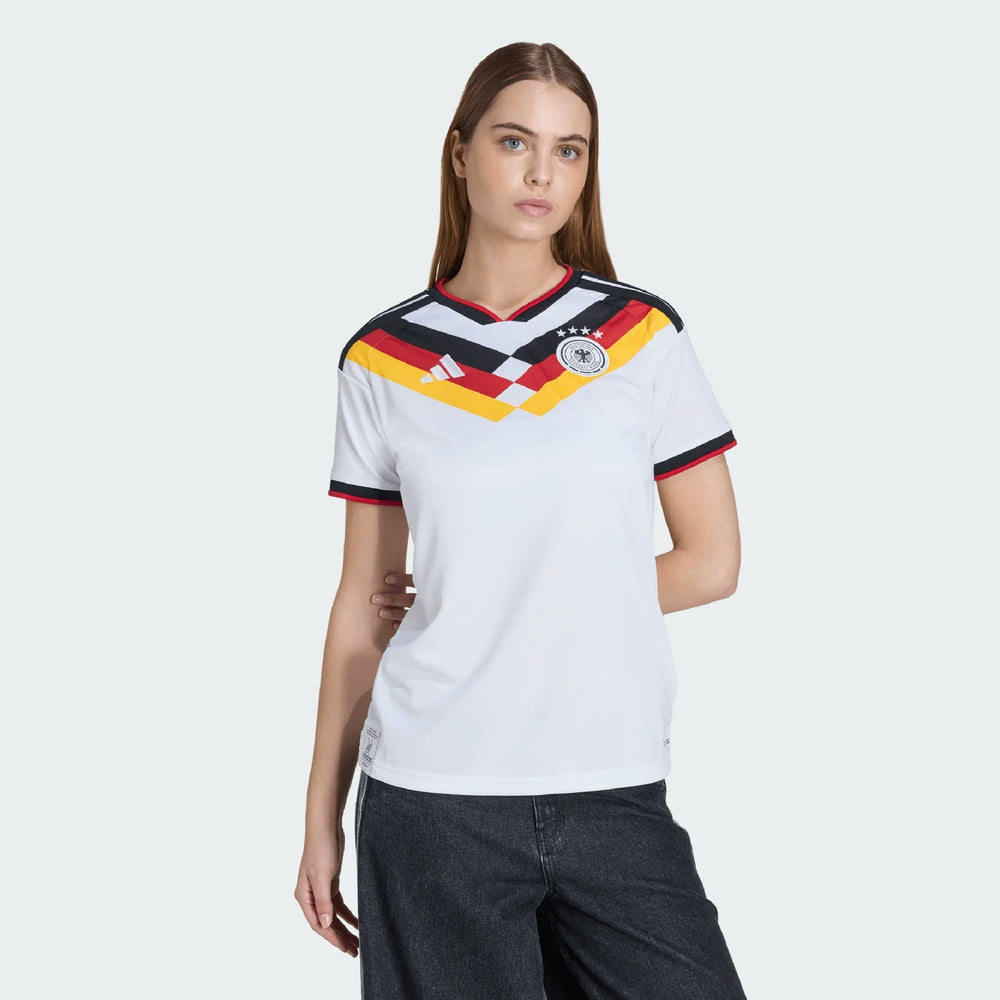 Adidas 2026 Germany Women's Stadium Home Soccer Jersey White