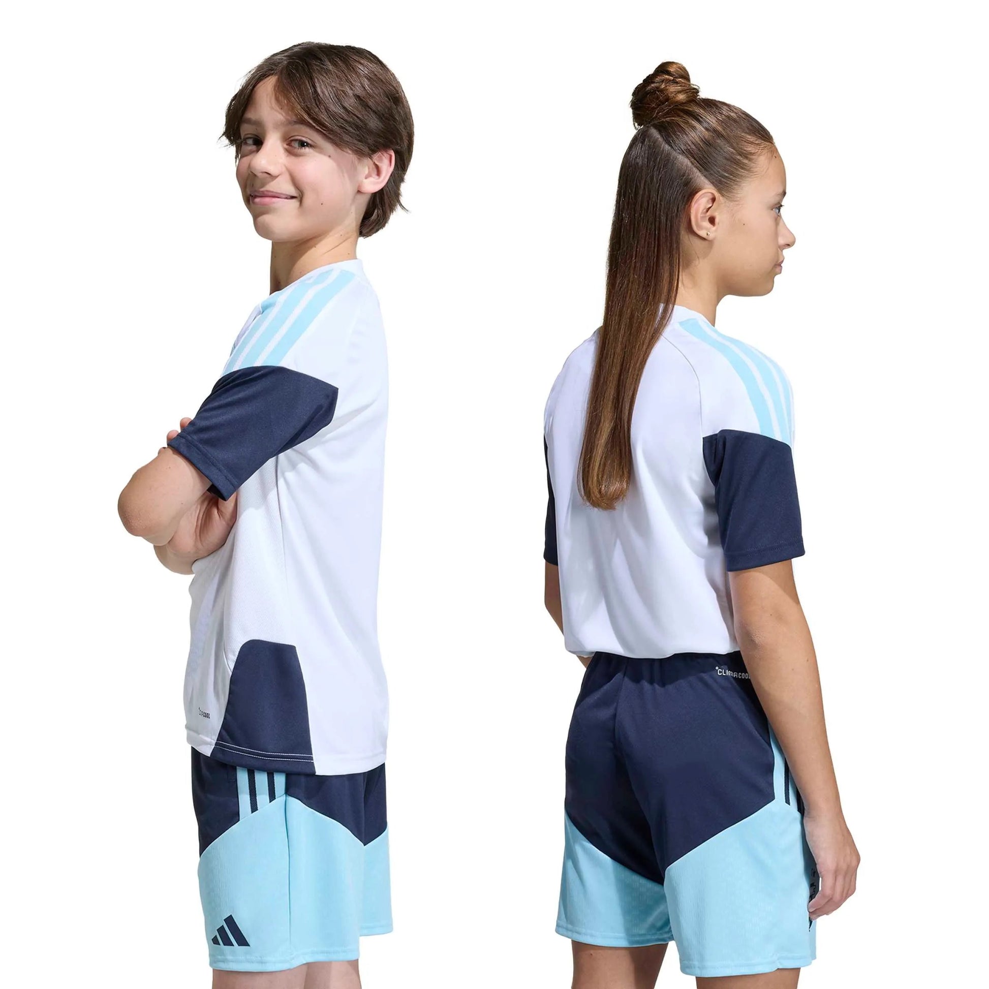 Adidas 2026 Argentina Youth Training Soccer Jersey White