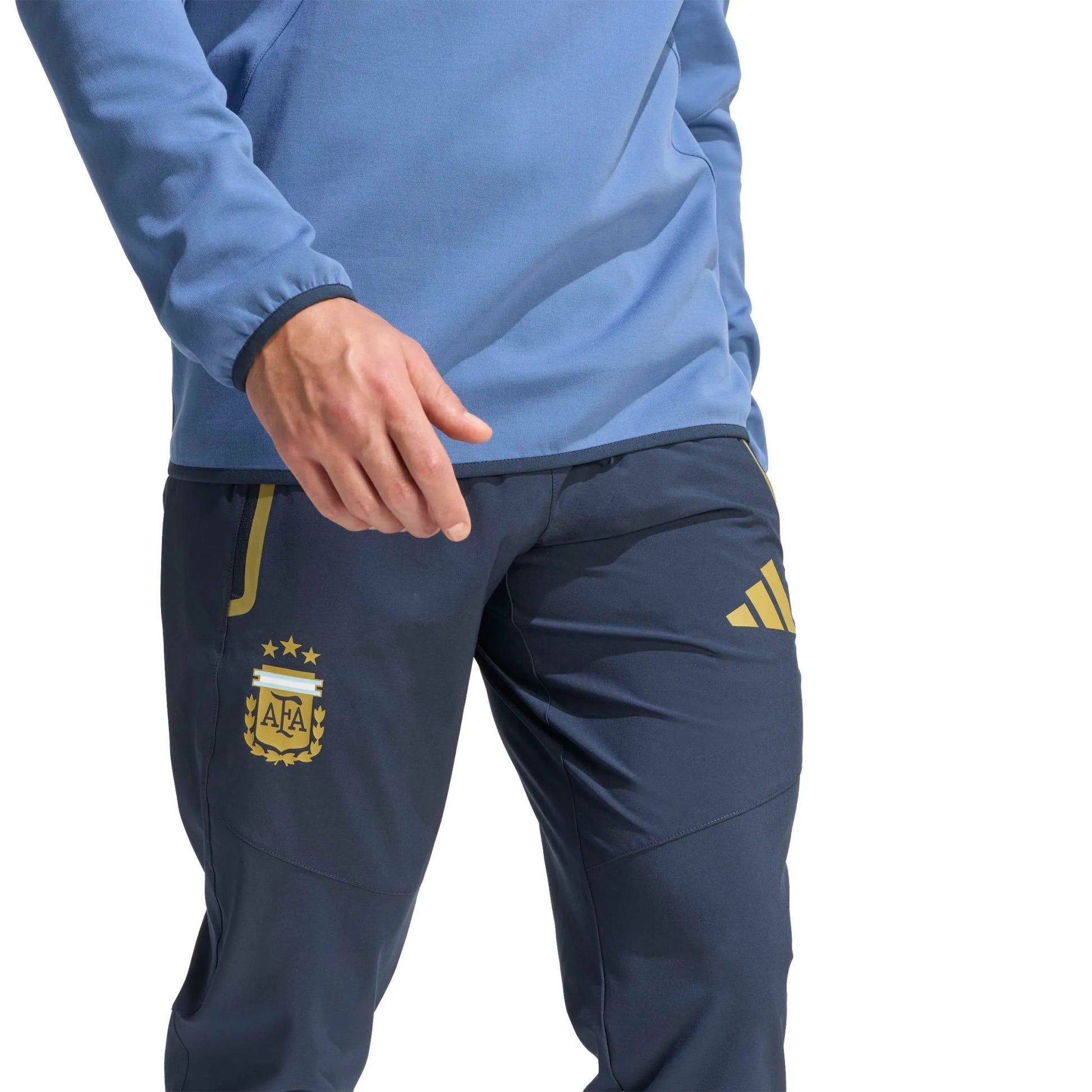 Adidas 2026 Argentina Men's Tiro Travel Pants Night Navy