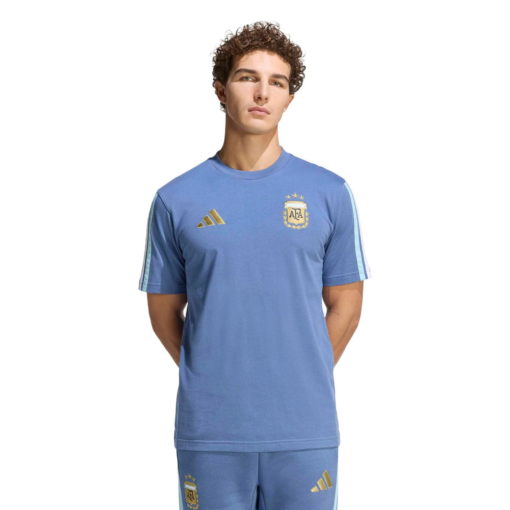 Adidas 2026 Argentina Men's DNA Tee Crew Blue