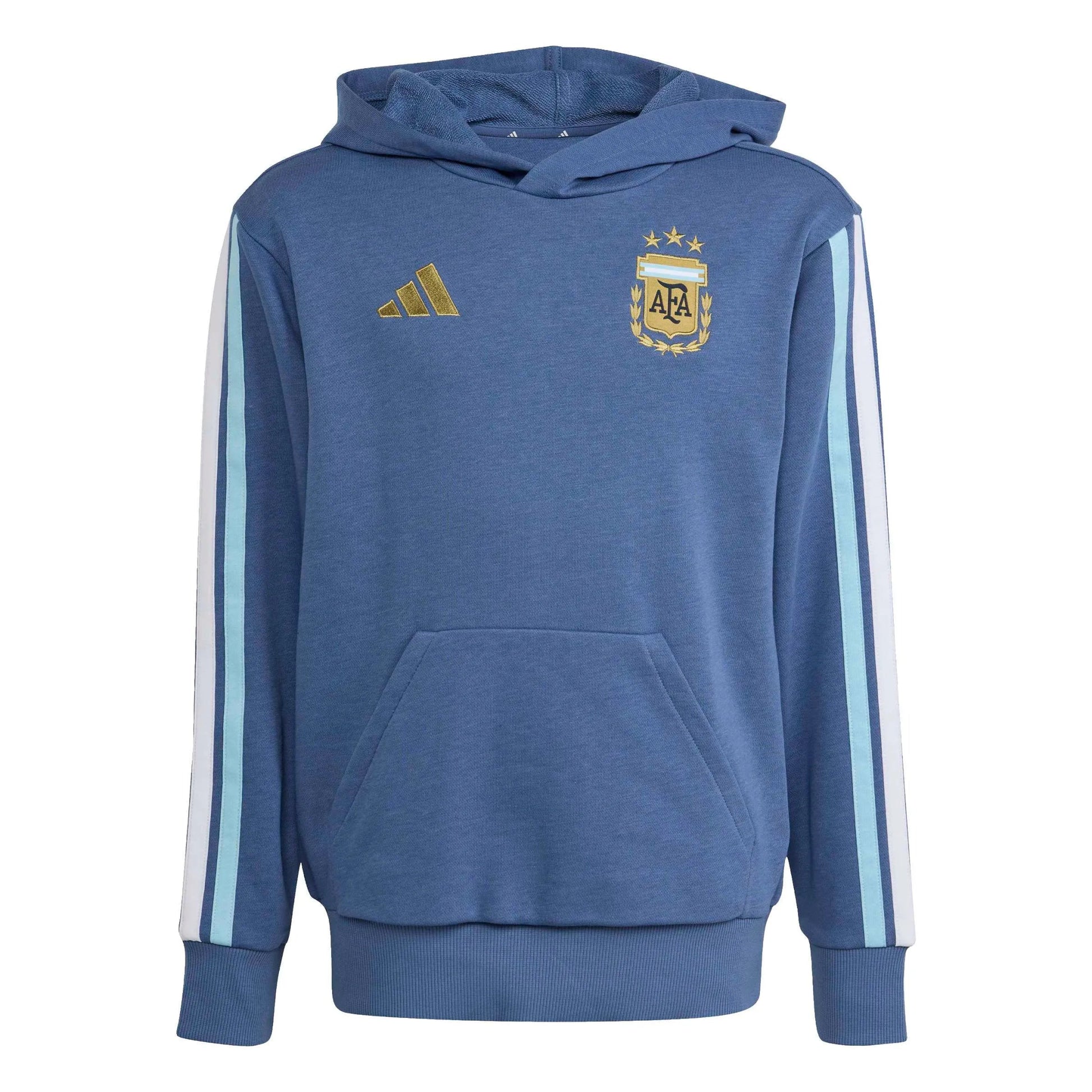 Adidas 2026 Argentina Youth DNA Hoodie Crew Blue