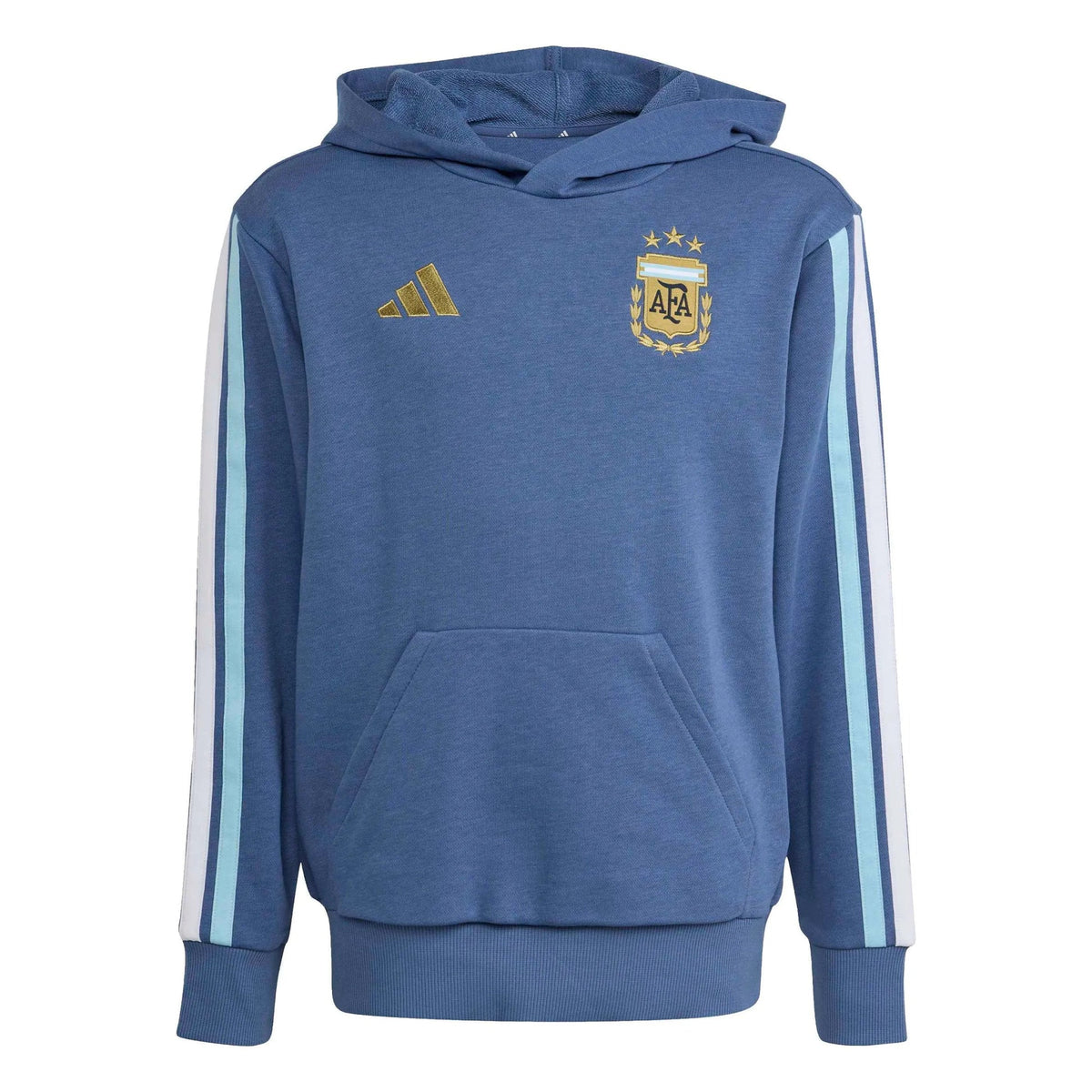 Adidas 2026 Argentina Youth DNA Hoodie Crew Blue