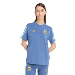 Adidas 2026 Argentina Women's DNA Tee Crew Blue