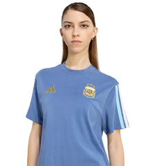 Adidas 2026 Argentina Women's DNA Tee Crew Blue