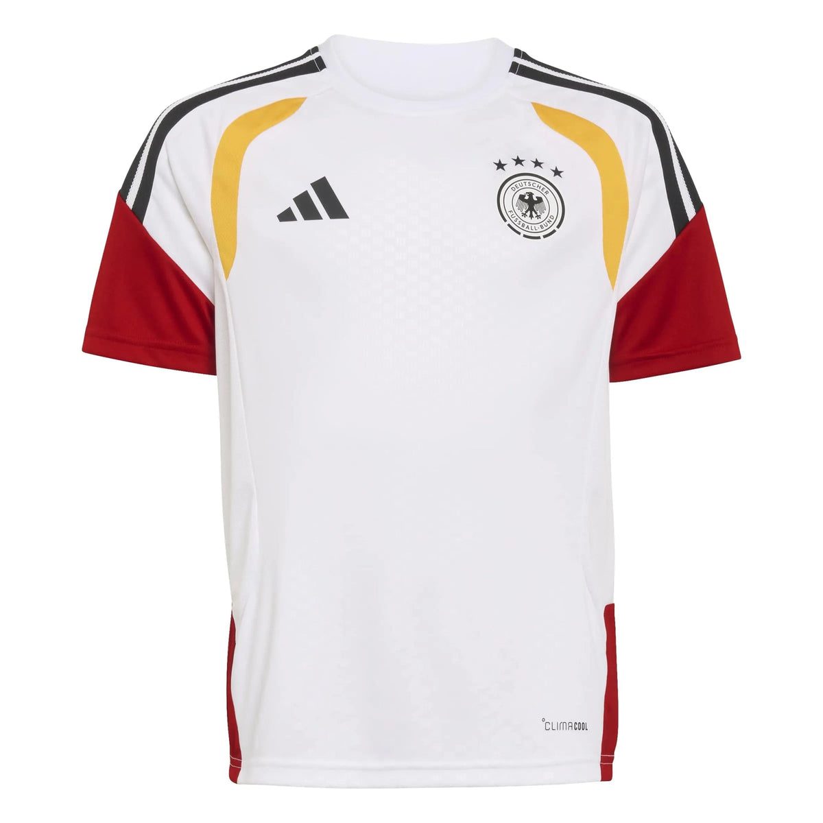 Adidas 2026 Germany Youth Tiro Training Soccer Jersey White