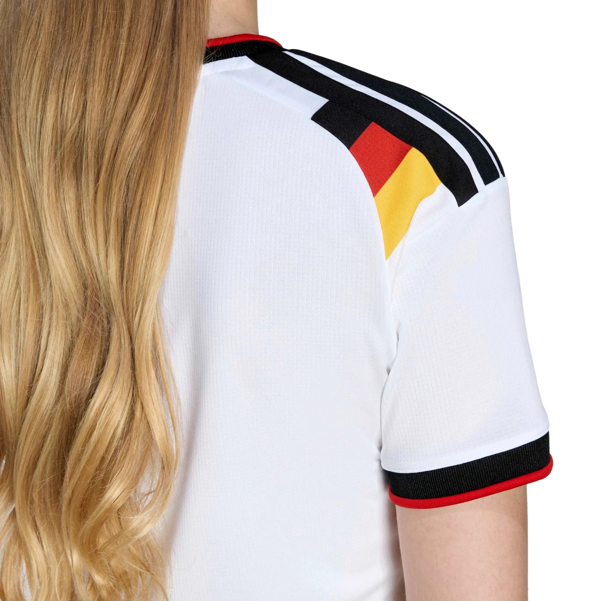 Adidas 2026 Germany Women's Stadium Home Cropped Soccer Jersey