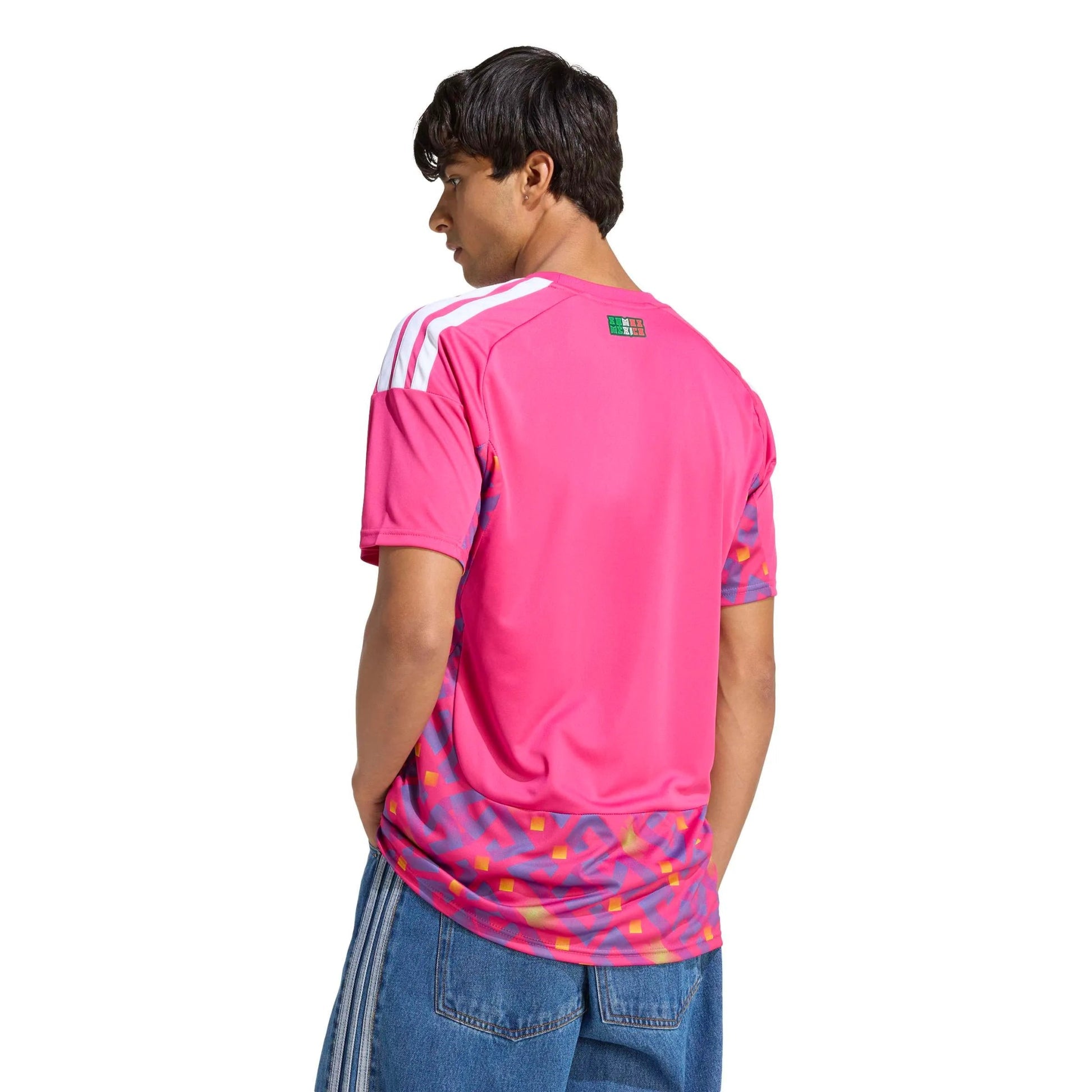 Adidas 2026 Mexico Men's Stadium Home Goalkeeper Soccer Jersey Team Real Magenta