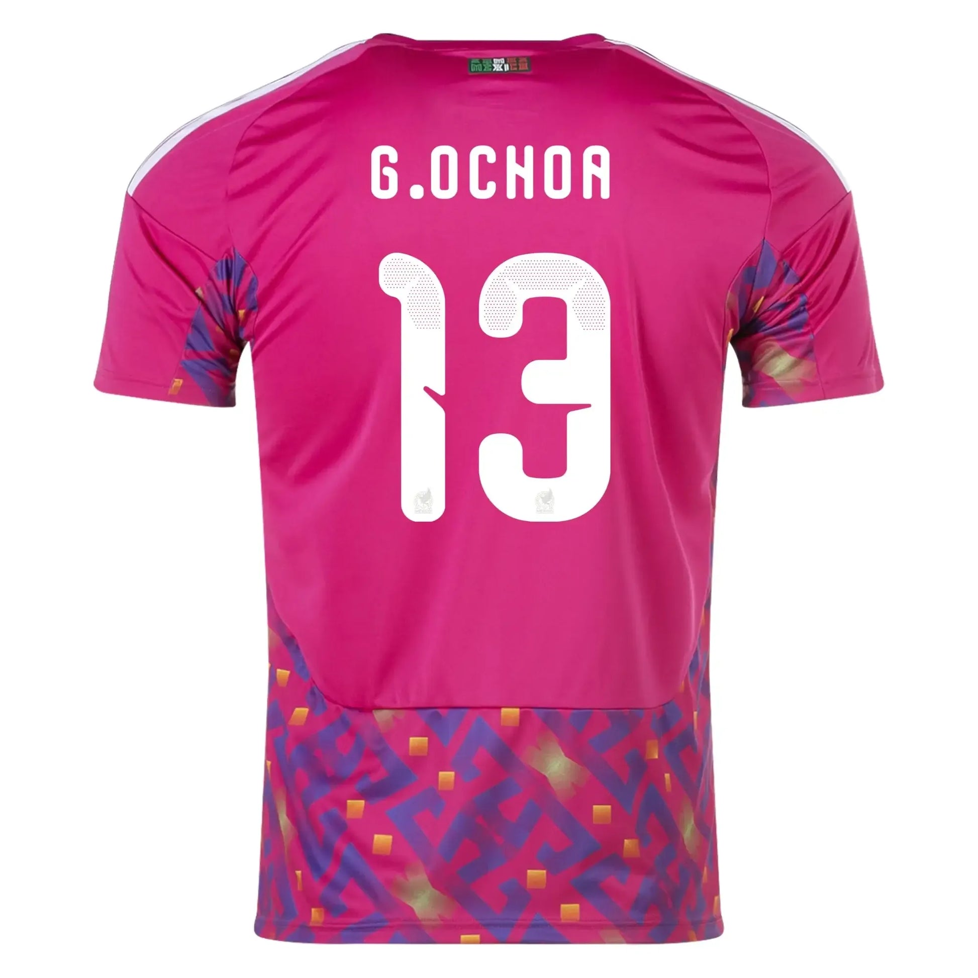 Adidas 2026 Mexico Men's Stadium Home Goalkeeper Soccer Jersey Team Real Magenta