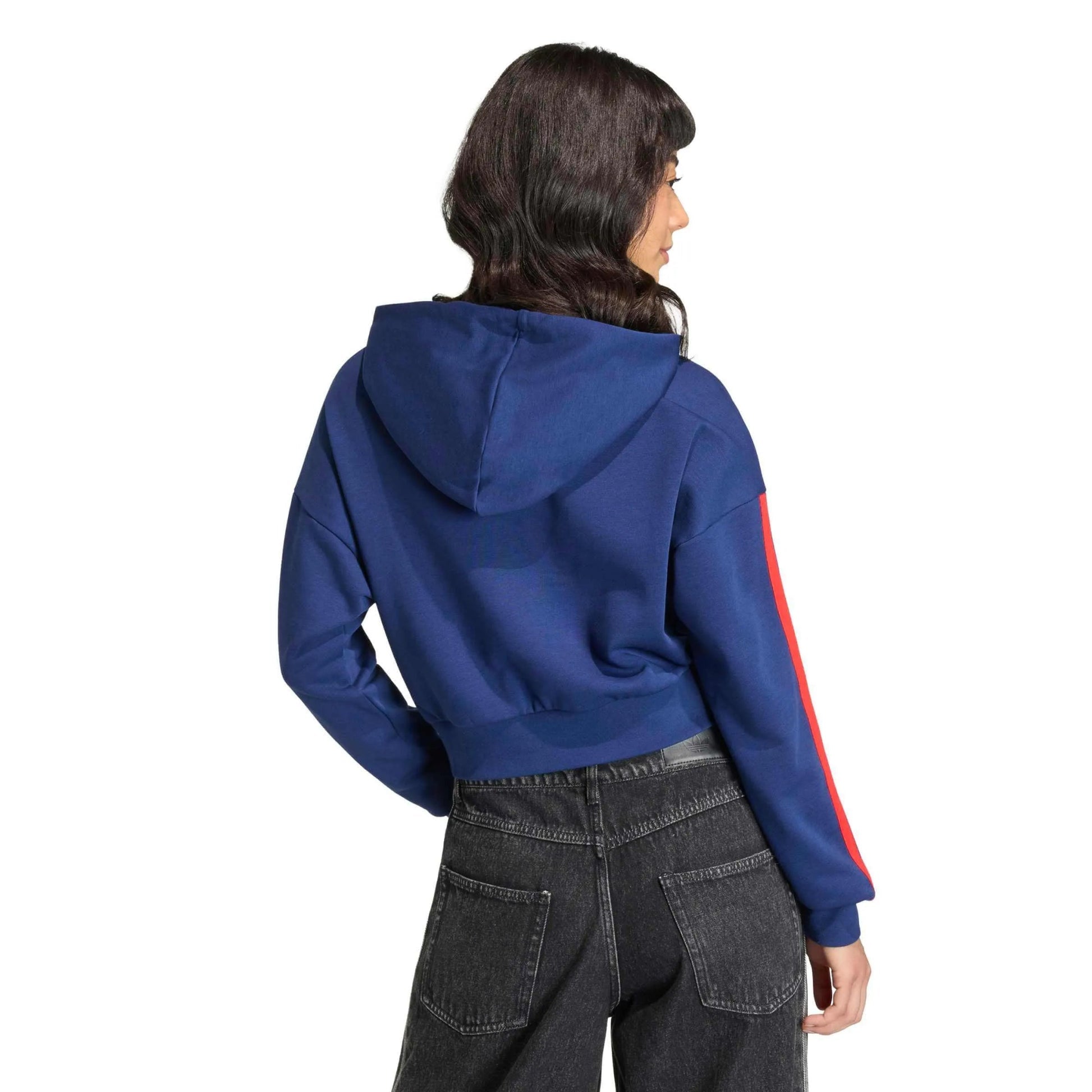 Adidas 2026 Spain Women's DNA Hoodie Dark Blue