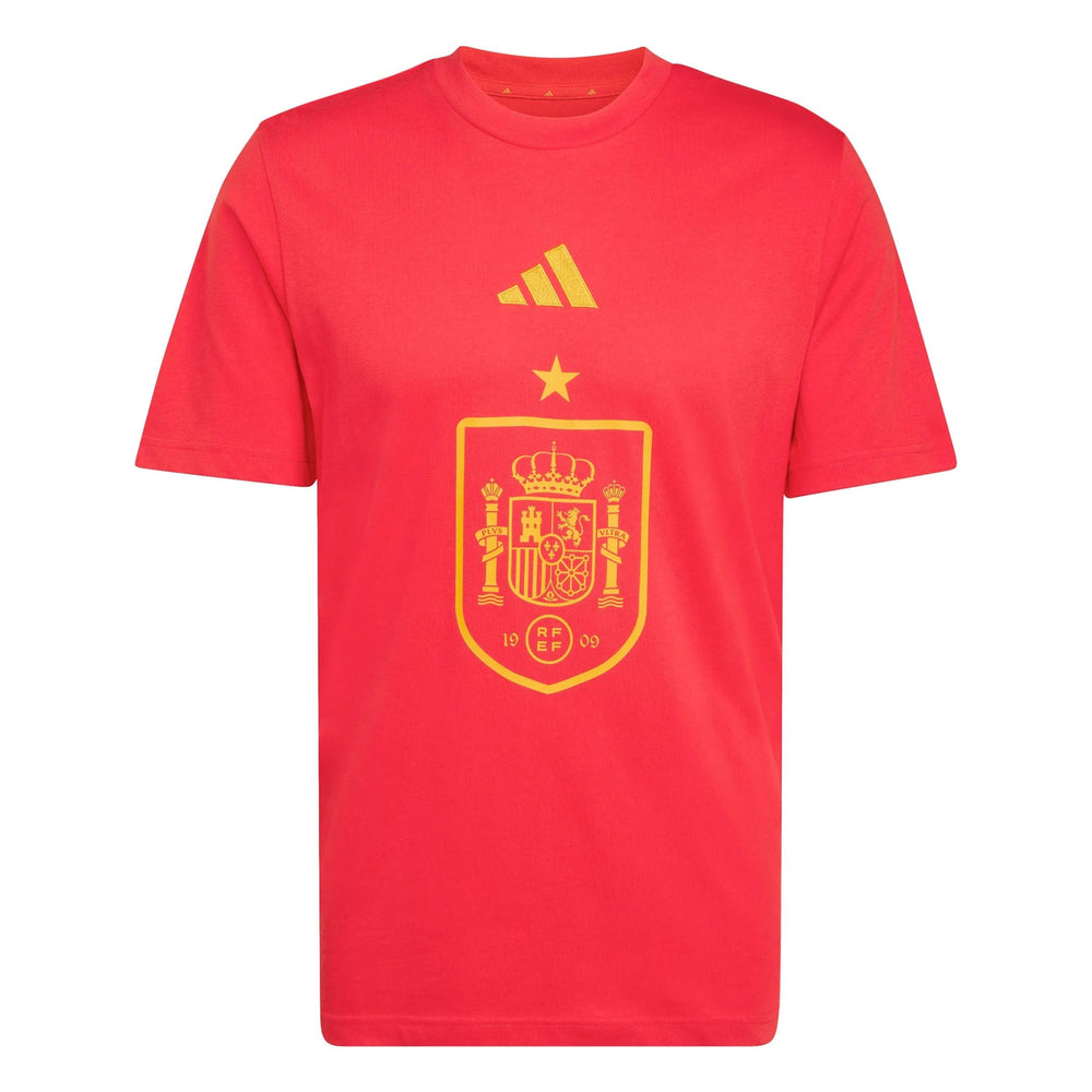 Adidas 2026 Spain Men's DNA Graphic Tee Vivid Red