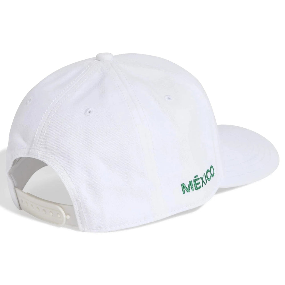 Adidas 2026 Mexico Snapback Cap White / Better Scarlet